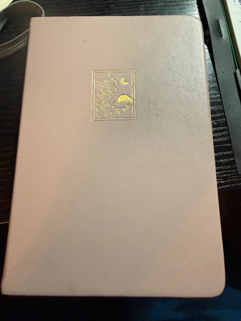 Notebook Therapy Tsuki Sakura Theme Limited Edition Dot Grid Journal